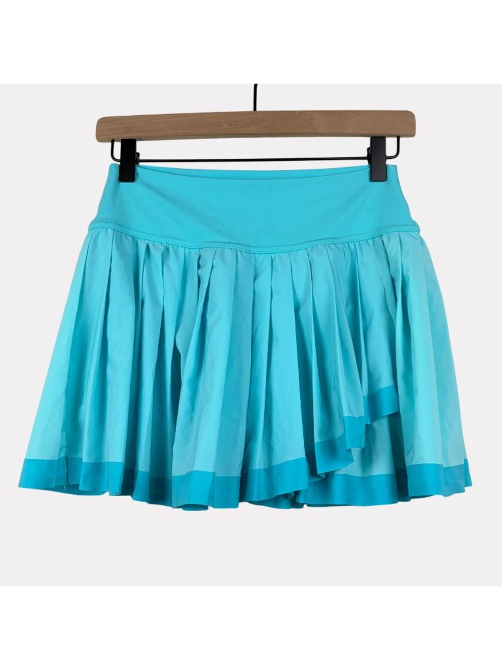 Offline by Aerie Tiebreaker Pleated Skirt Womens Medium Blue Two Tone Tennis